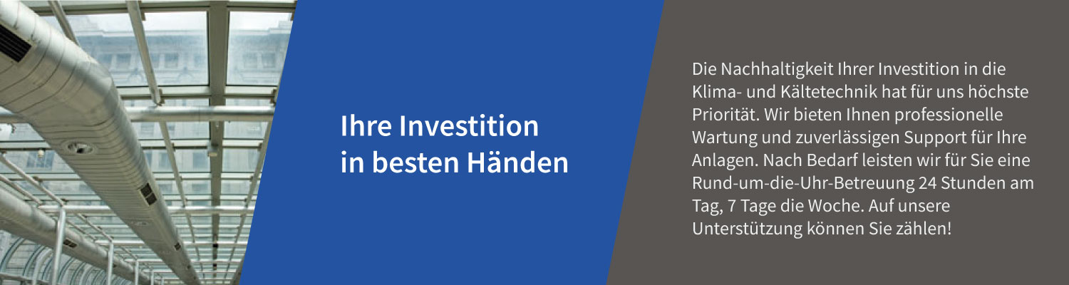 Ihre Investition in besten Händen